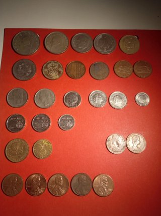 Lote Monedas Antiguas Internacionales