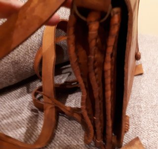 Bolso de cuero artesanal sin estrenar