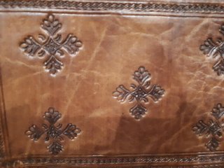 Bolso de cuero artesanal sin estrenar