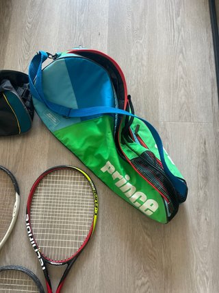 Lote de 5 raquetas de tenis