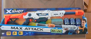 Zuru X-Shot Max Attack Blaster Nuovo