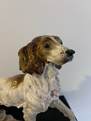 Figura de porcelana Algora perro