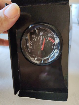 Medidor Temperatura Agua Coche 52mm LED