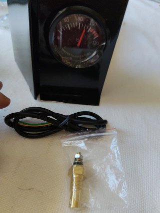Medidor Temperatura Agua Coche 52mm LED