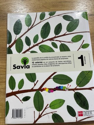 12 colores lecturas, 1 Primaria