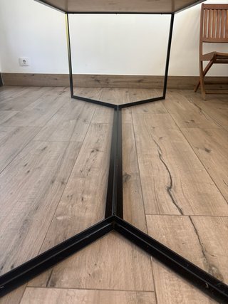 Estructura metálica mesa de comedor