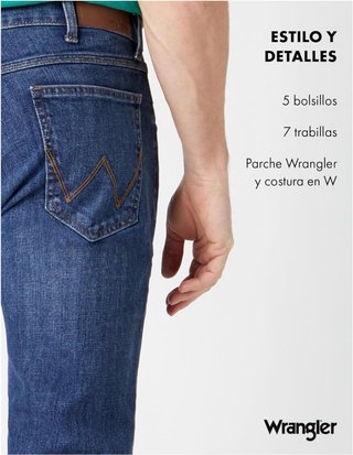 Pantalón Vaquero Wrangler W42 L30 Poco Uso