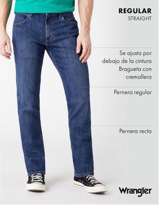 Pantalón Vaquero Wrangler W42 L30 Poco Uso