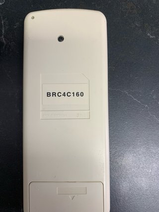 Mando Original Daikin BRC4C160 Aire Acondicionado