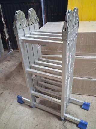 Escalera aluminio multiusos