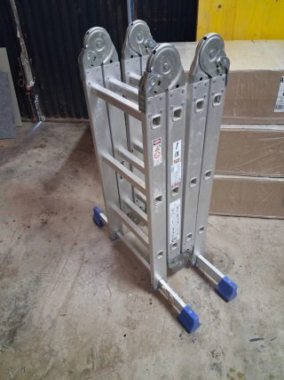 Escalera aluminio multiusos