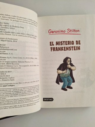 Geronimo Stilton- El misterio de Frankenstein