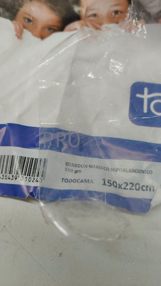 Edredón/Relleno nórdico de Fibra antiácaros, otoño-Invierno, 300gr/m²