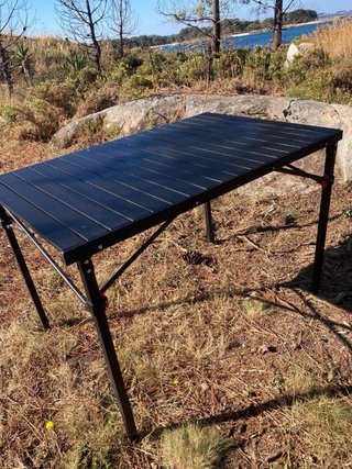 Mesa Plegable Camping KingCamp Aluminio