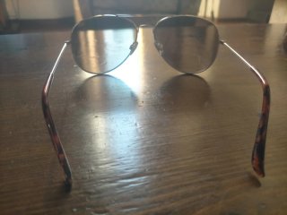 Gafas de Sol Aviador Azules y Doradas