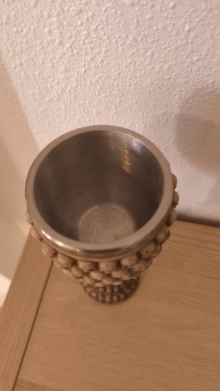 Copa decorativa calavera