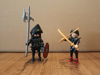 Pack playmobil Soldado Romano y Guerreros Samurái
