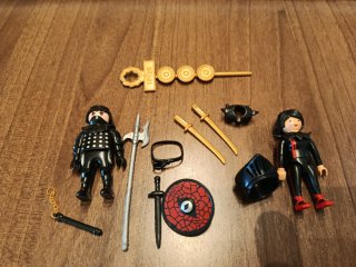 Pack playmobil Soldado Romano y Guerreros Samurái
