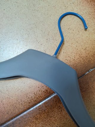 Lote 10 Perchas Plástico