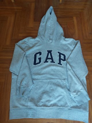 Sudadera Gap Gris con Logo