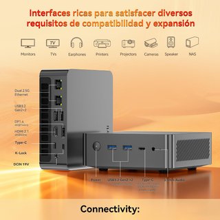 Mini PC Ryzen 7 Gris/Plata