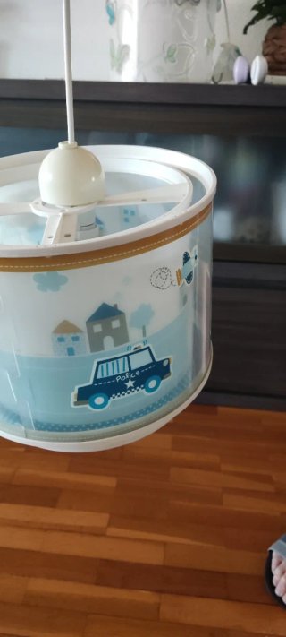 Lámpara infantil Niño policía y bombero