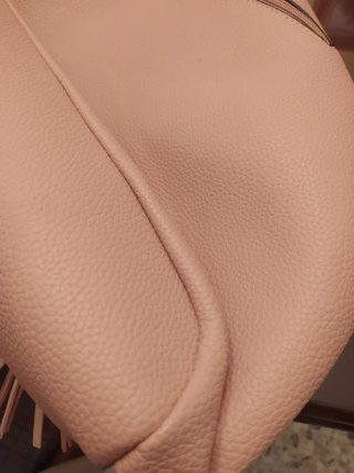 Bolso rosa y plata
