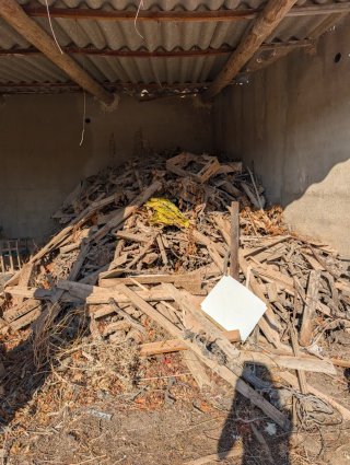 Leña gratis para quemar