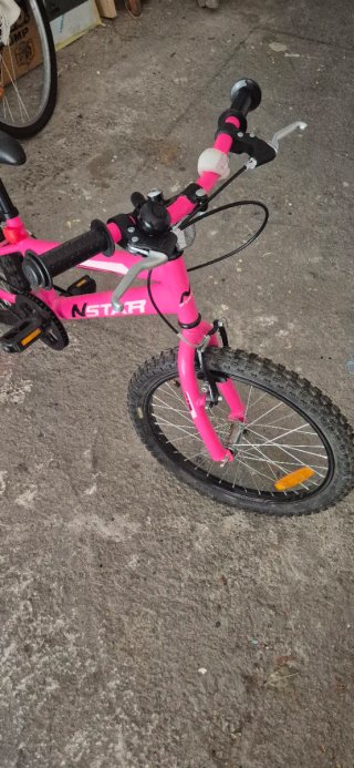 Bicicleta Niña 20" Nstar Rosa