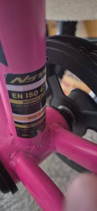 Bicicleta Niña 20" Nstar Rosa