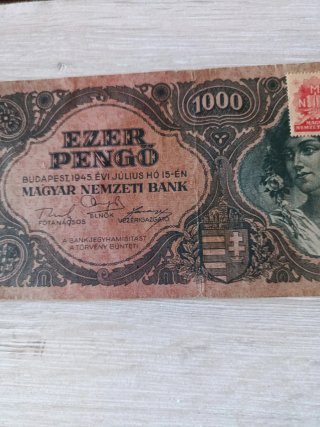 Billete 1000 Pengo Magyar Nemzeti Bank 1945