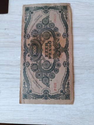 Billete 1000 Pengo Magyar Nemzeti Bank 1945