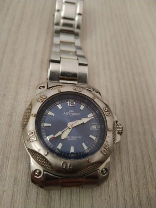 Orologio da polso Anthony blu e argento