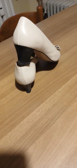 Scarpe donna Vitulli nodo beige/blu