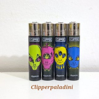 4 Accendini Clipper Alieni