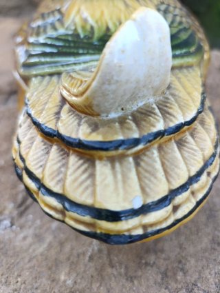 Huevera Cerámica Manises Pato