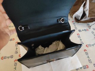 Bolso charol estilo vintage