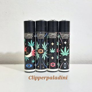 Set 4 Accendini Clipper Design Unici