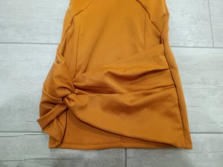 Vestido Petite Naranja Talla 32