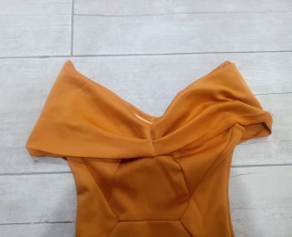 Vestido Petite Naranja Talla 32