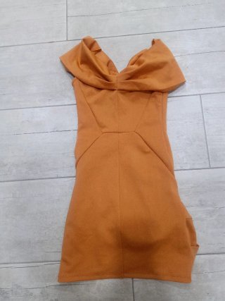 Vestido Petite Naranja Talla 32