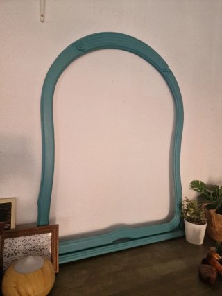 Marco Espejo Vintage Restaurado Teal