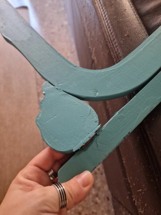 Marco Espejo Vintage Restaurado Teal