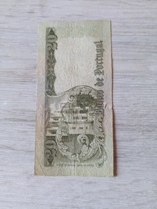 Billete 20 Escudos Portugal 1964