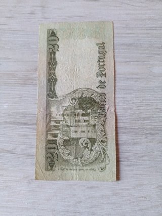Billete 20 Escudos Portugal 1964