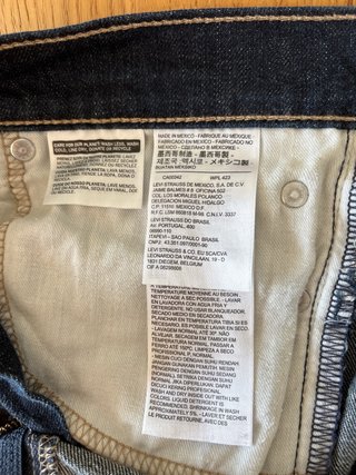 Jeans Levi Strauss 511 W 33  L 30 Originales45