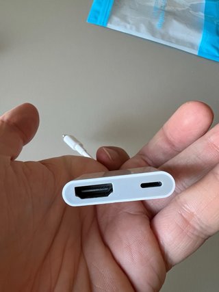 Adaptador HDMI a iphone