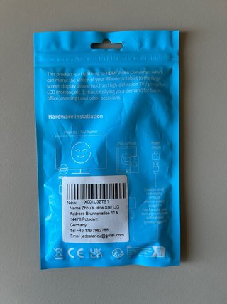 Adaptador HDMI a iphone