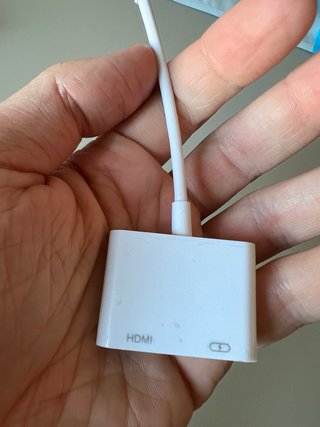 Adaptador HDMI a iphone