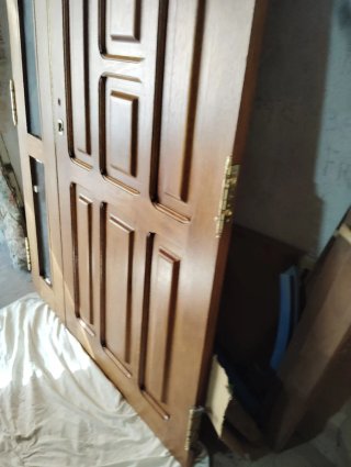 Puerta Exterior Madera Iroco